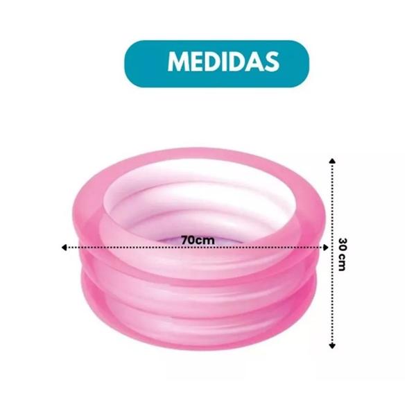 Imagem de Intex Bestway Piscina Inflavel 43 Litros Rosa