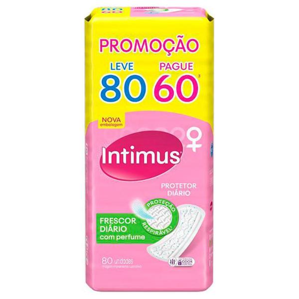 Imagem de Intimus protetor diário com perfume com 80 unidades