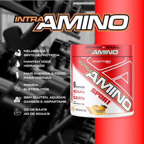 Imagem de Intra Amino Sport Adaptogen BCAA's e EAA's 201g