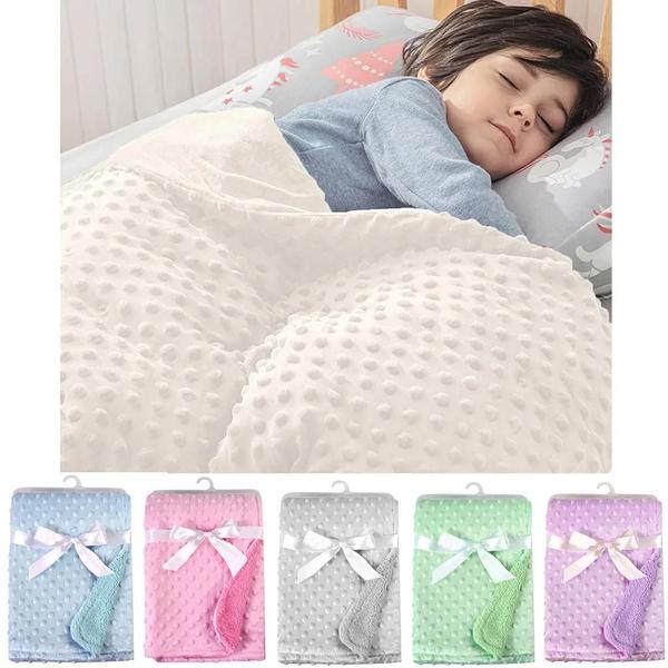 Imagem de Inverno Bebê Cobertor Swaddle Macio Velo Algodão Infantil Conjunto De Cama Recém-nascido Colcha