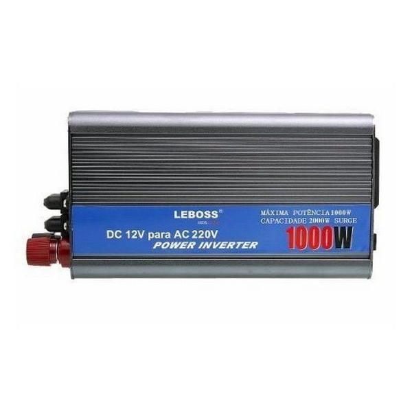 Imagem de Inversor conversor Veicular C/ potência 1000W 12V P/ 220V - LEBOSS