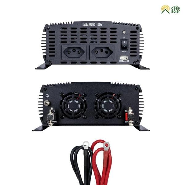 Imagem de Inversor de 1500W 12V/220V Onda Modificada Hayonik - PW-HAY1500