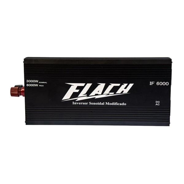 Imagem de Inversor De Energia 6000w Pico 12v 110v Conversor Flach