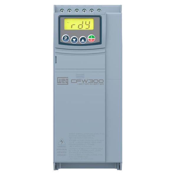 Imagem de Inversor de frequência WEG CFW300 10cv 380v 15a Com Entrada Trifásica e IGBT de Frenagem