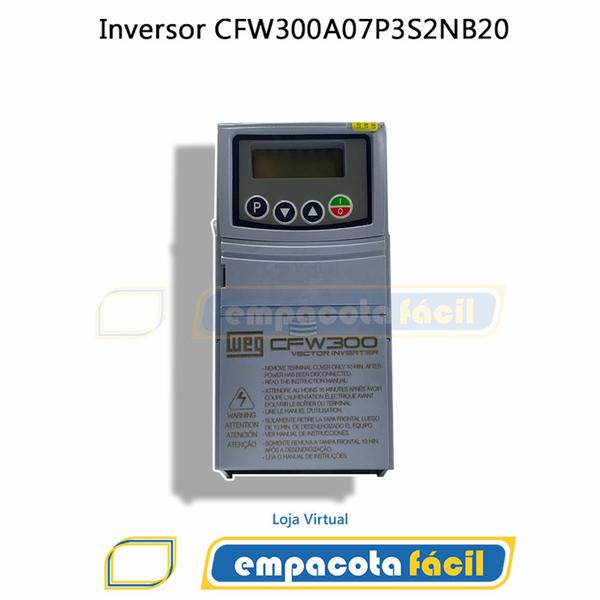 Imagem de Inversor De Frequência Weg Cfw300 2cv 7,3a 220v Mono