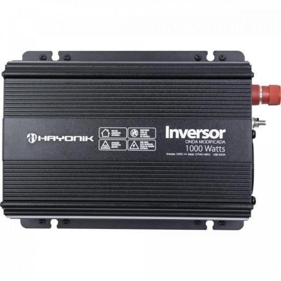 Imagem de Inversor De Onda Modificada 1000W 12Vdc/127V Pw11-2 Hayonik