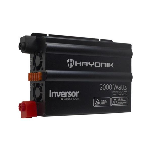 Imagem de Inversor de Onda Modificada 2000W 12VDC/127V Hayonik