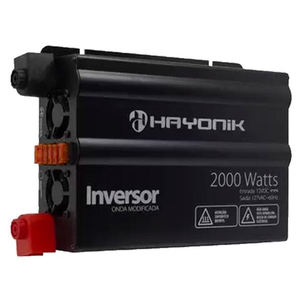 Imagem de Inversor de Onda Modificada 2000W 12VDC/220V Hayonik