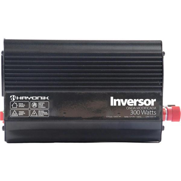 Imagem de Inversor de Onda Modificada 300W 12VDC/127V USB HAYONIK