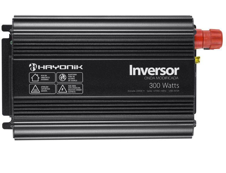 Imagem de Inversor de Onda Modificada 300W 24VDC/127V HAYONIK - PW11-8