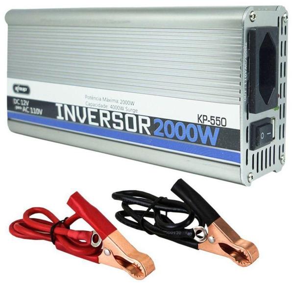 Imagem de Inversor De Tensão 12V 110V 2000W Knup Kp550 Transformador