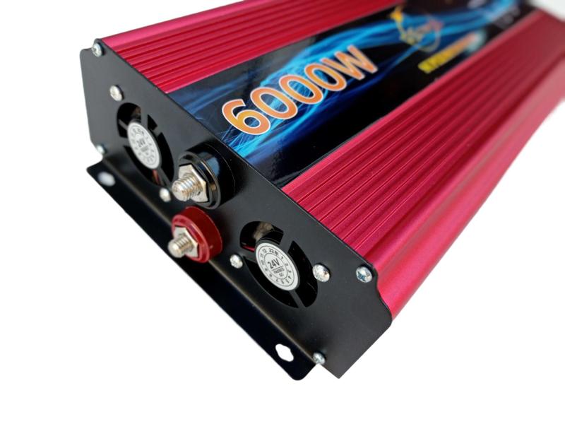 Imagem de Inversor De Tensão 6000w 12v 220v Onda Senoidal Pura 2500W