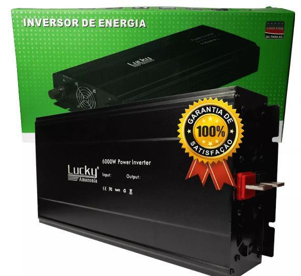 Imagem de Inversor Para Motor Home 6000w 12v 220/v 12000w Pico 60hz