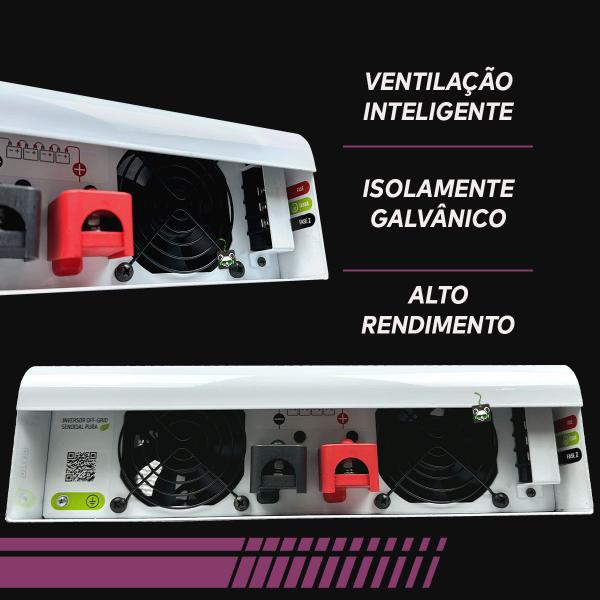 Imagem de Inversor Solar Tensão Senoidal Energia 3000W 48V P/ 220V JFA