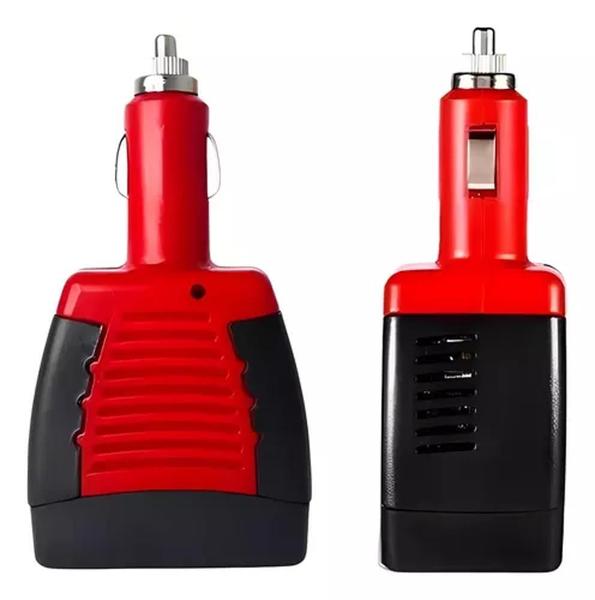 Imagem de Inversor Tensão Automotivo 200w 12v 110v Usb 3.0 Preto KP902 INV-55