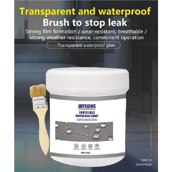 Invisível Impermeável 300ML Agente De Revestimento Transparente Anti-Vazamento Cola - jaysuing Imagem de Invisível Impermeável 300ML Agente De Revestimento Transparente Anti-Vazamento Cola