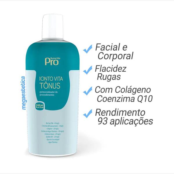 Imagem de Ionto Vita Tônus 240ml Buona Vita PRO - Anti Flacidez Com Colágeno E Coenzima Q10