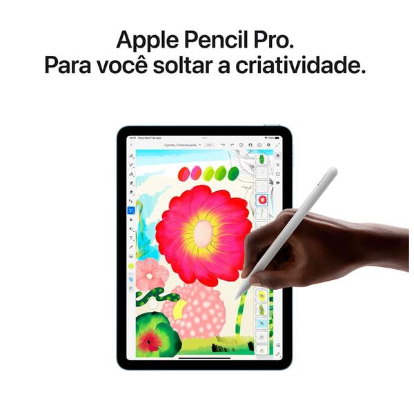 Imagem de iPad Air Apple Processador M2 (13", Wi-Fi + Celular, 128GB) Roxo