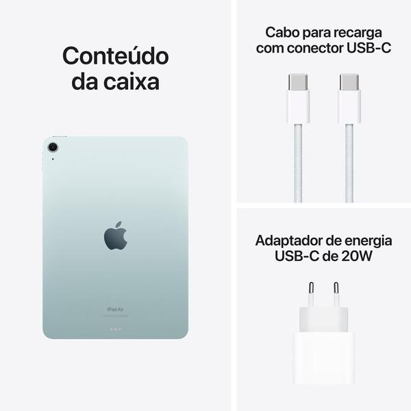 Imagem de iPad Air de 11 polegadas Wi-Fi 512GB Azul 