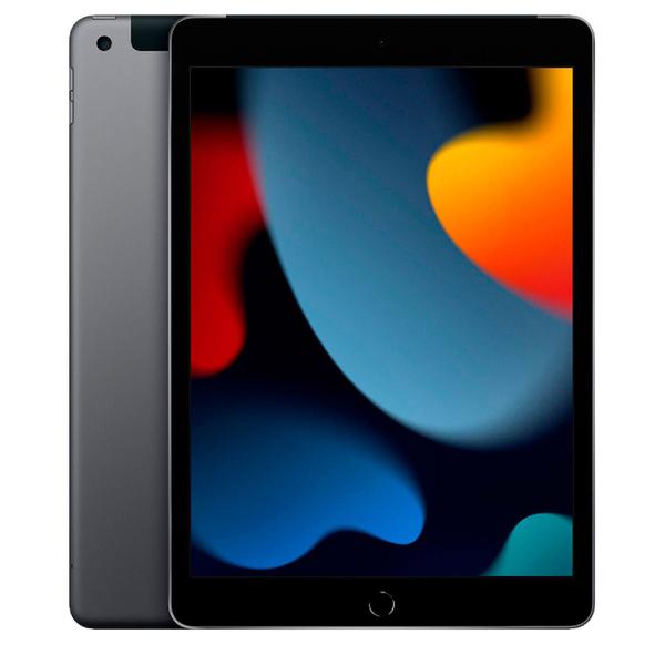 Imagem de iPad Apple (9 Geração) A13 Bionic (10,2", Wi-Fi+Cellular, 256GB) Cinza-Espacial