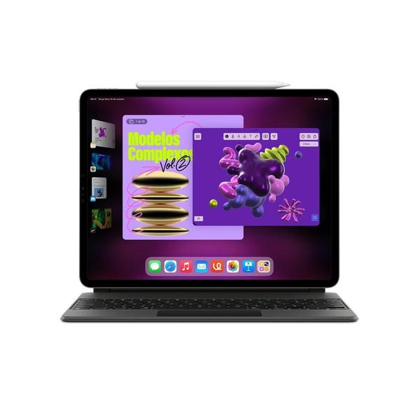 Imagem de iPad Pro Apple 12.9", 1TB, M2, Wi-Fi + Cellular, Câmera 12MP, iPadOS 16, Cinza Espacial - MP243BZ/A