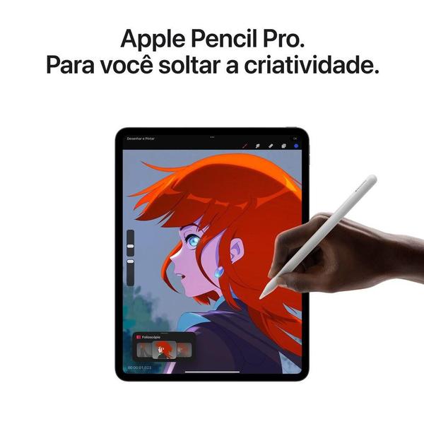 Imagem de iPad Pro de 11 polegadas Wi-Fi 512GB com vidro convencional - Prateado