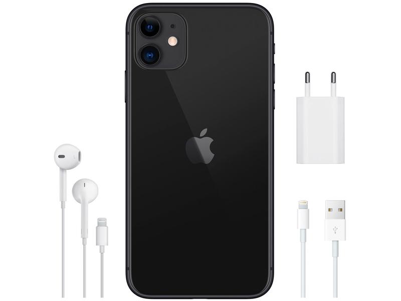 iPhone 11 Apple 256GB Preto 6,1” 12MP iO