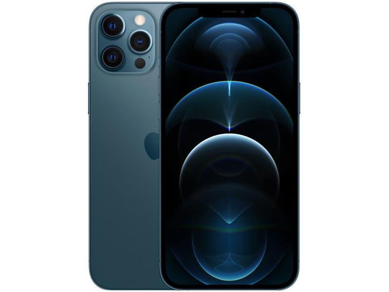 iPhone 12 Pro Max Apple 128GB - Azul-PacĂfico 6,7” Câm. Tripla 12MP iOS iPhone 12 Pro Max Apple 128GB - Azul-PacĂfico 6,7” Câm. Tripla 12MP iOS