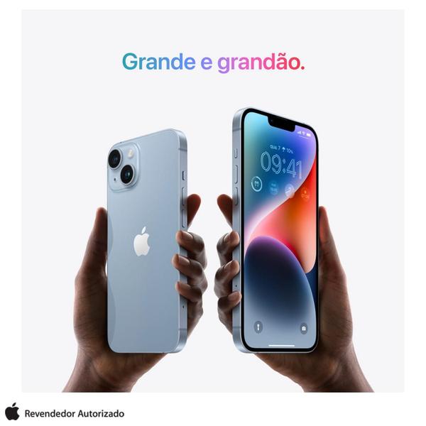 Imagem de iPhone 14 Plus Apple (256GB) Meia-noite, Tela de 6,7", 5G e Câmera de 12MP