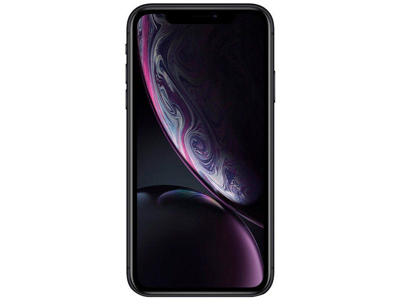 iPhone XR Apple 128GB Preto 4G Tela 6,1” Retina Câmera 12MP +