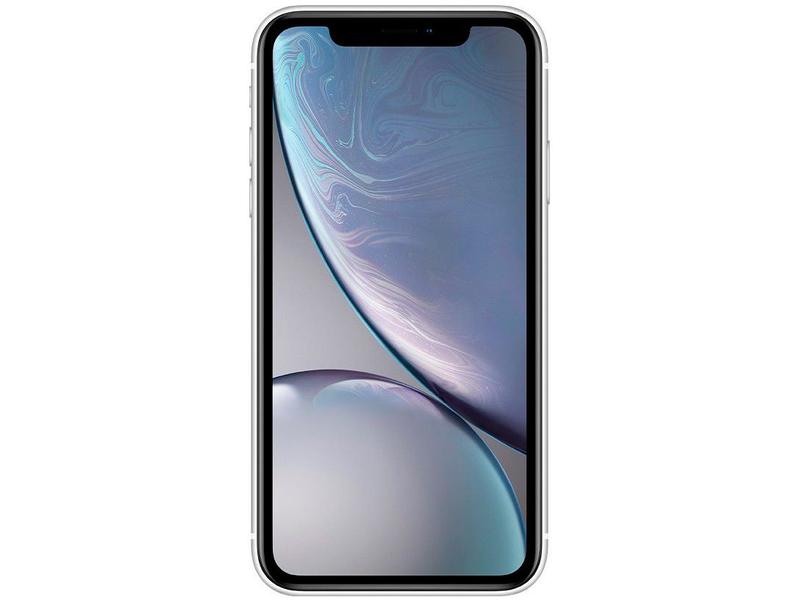 iPhone XR Apple 64GB Branco 4G Tela 6,1” Retina Câmera 12 MP +