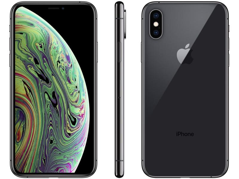 iPhone XS Max Apple 64GB Cinza Espacial 6,5” 12MP - iPhone