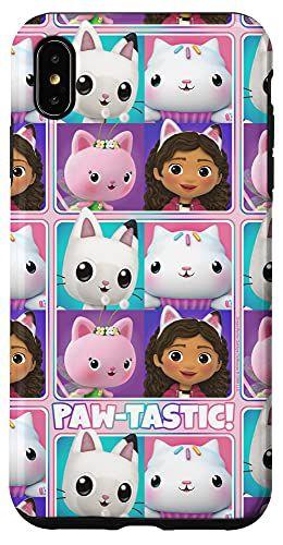 Imagem de iPhone XS Max Gabby's Dollhouse Paw-Tastic Kitty Box Up Repeating Case