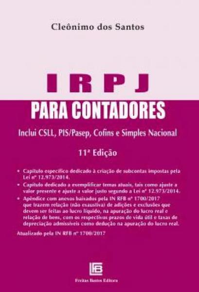 Imagem de Irpj - para contadores - Freitas Bastos