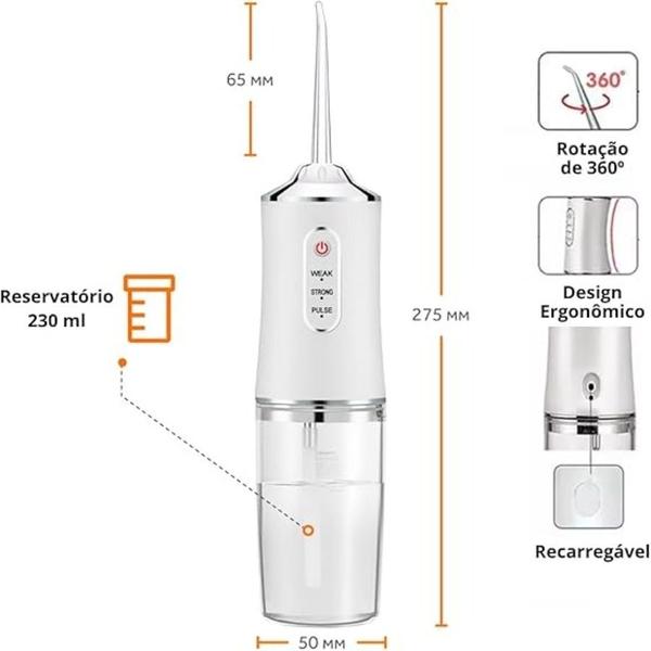 Imagem de Irrigador Bucal Elétrico: Jato d'Água potente!