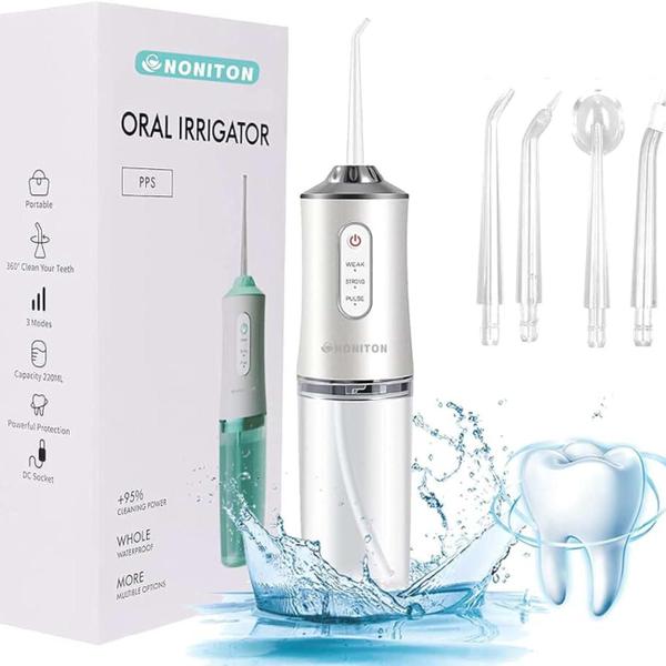 Imagem de Irrigador Bucal Recarregável Pulse Limpeza Dental Canal