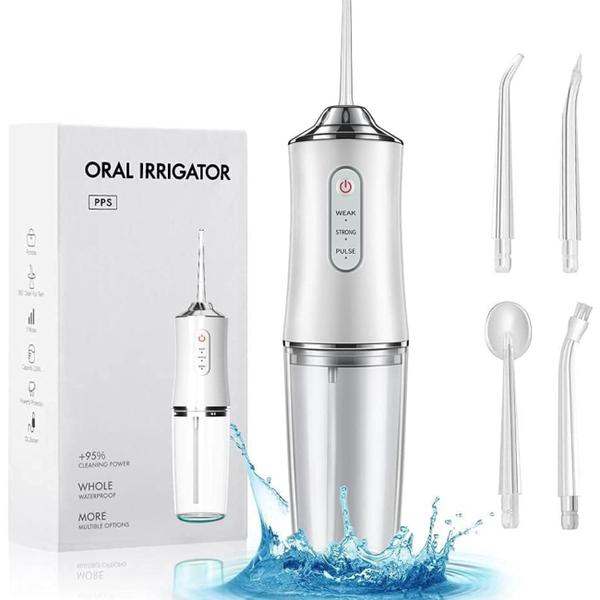 Imagem de Irrigador Bucal Recarregável Pulse Limpeza Dental dente