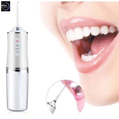 Imagem de Irrigador Dental Oral Portátil Recarregável USB 220ml  Limpeza Bocal Jato Forte