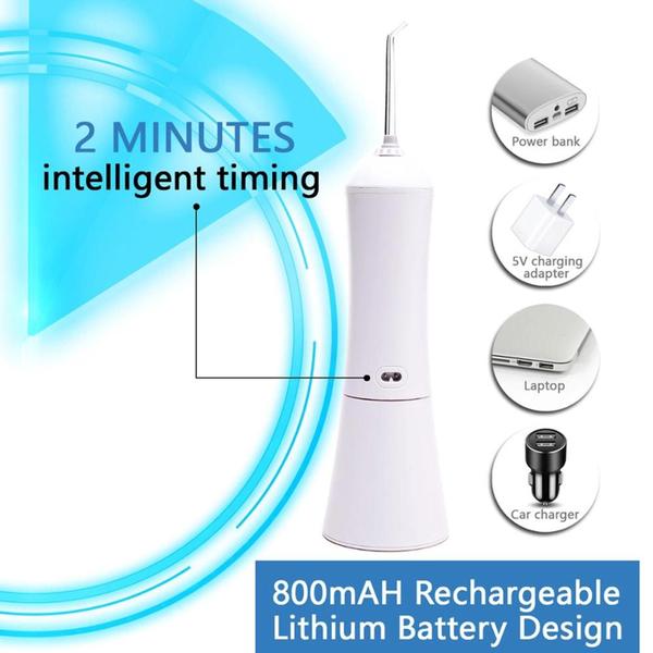 Imagem de Irrigador Dental Spa Azdent Recarregável Usb Bucal Ar-w-12