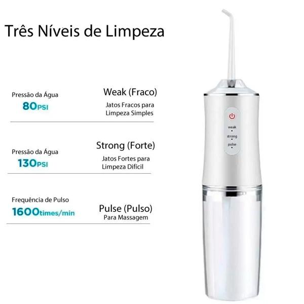 Imagem de Irrigador Dental Water Oral Bucal Portátil