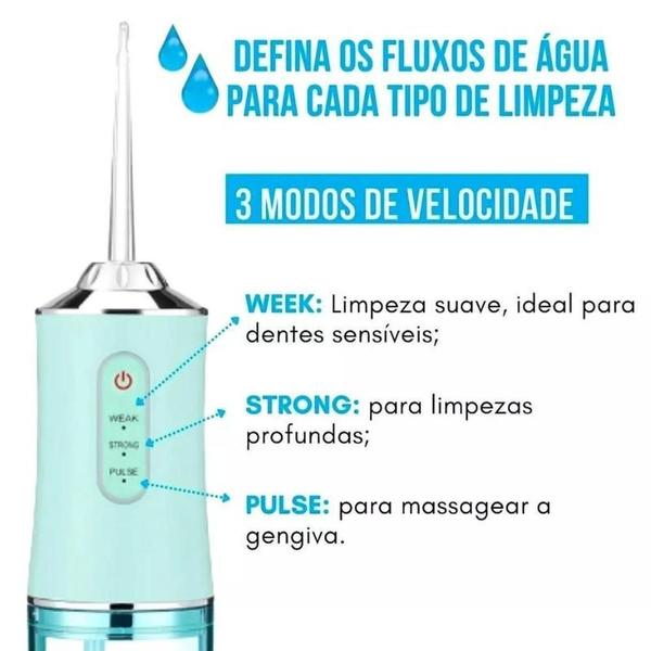 Imagem de Irrigador Dental Water Pik Oral Bucal Portátil Bivolt 110/220v