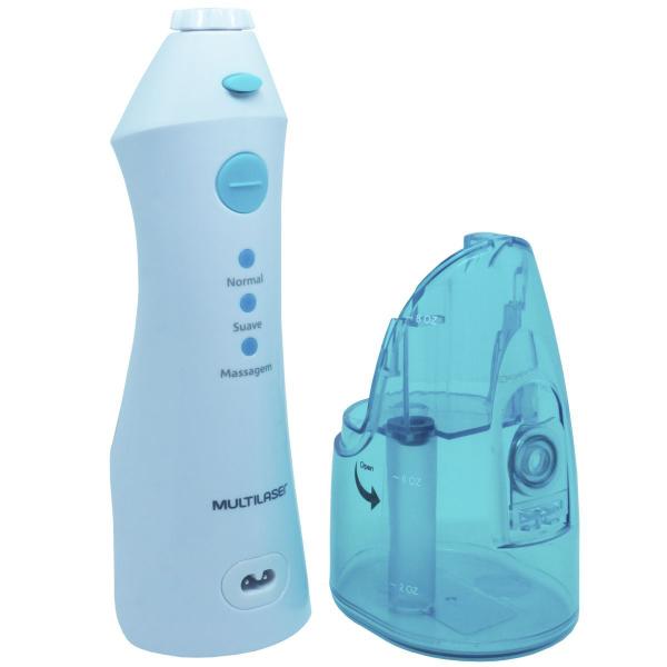 Imagem de Irrigador Oral Bucal Portátil Elétrico Bateria Recarregável Clearpik Multilaser HC036