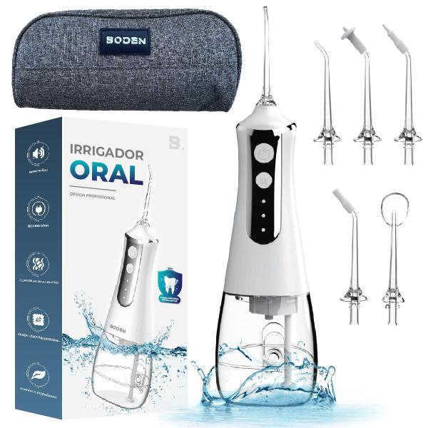 Imagem de Irrigador Oral Bucal Water Pick Water Flosser Recarregável Portátil Sem Fio