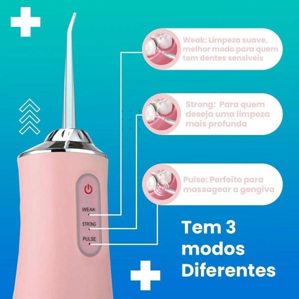 Imagem de Irrigador Oral Elétrico Jato D'Água Limpador Dental E Bucal