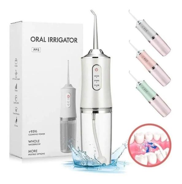 Imagem de Irrigador Oral Elétrico Jato D'água Limpador Dental E Bucal