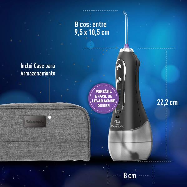 Imagem de Irrigador Oral Limpador Bucal Dental Jet Clean - Relaxmedic