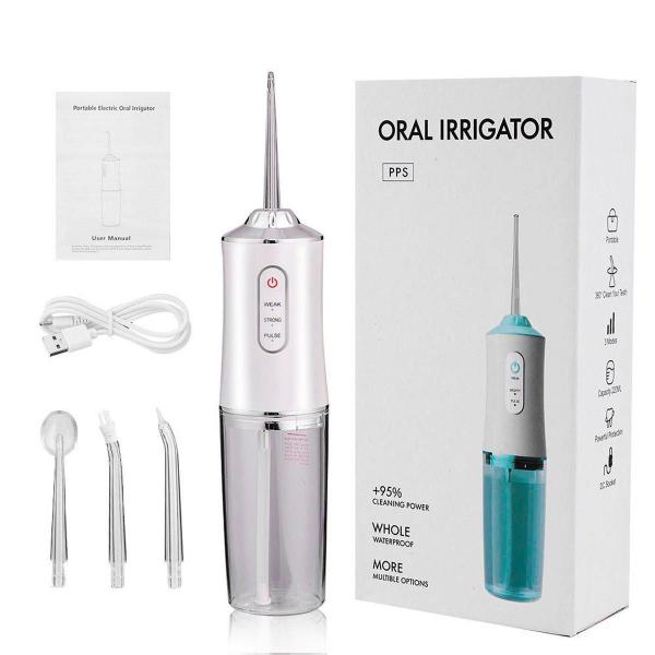 Imagem de Irrigador Oral Mornwell Flosser 2 Bicos  Limpeza Profunda