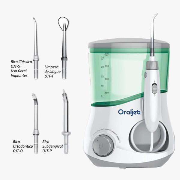 Imagem de Irrigador Oral Oraljet Familia Ultra Water Flosser OJ1200B Bivolt (100-240 Volts)