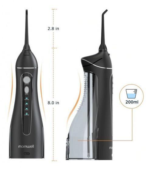 Imagem de Irrigador Oral Portátil Bucal Mornwell Carregamento Usb