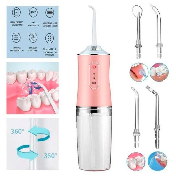 Imagem de Irrigador Oral Power Floss, Limpeza Profunda, 4 Bicos